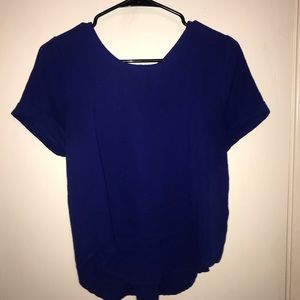 Royal Blue Blouse